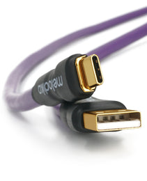 Melodika Purple MDUAC USB 2.0 cable type A/C, lenght 0,3m