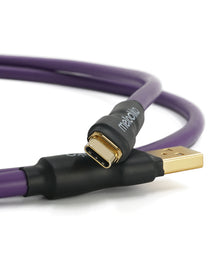 Melodika Purple MDUAC USB 2.0 cable type A/C, lenght 0,3m