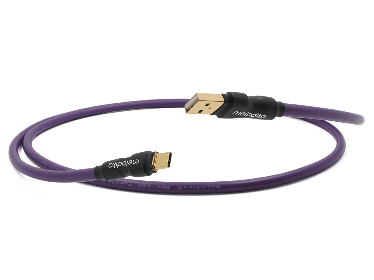 Melodika Purple MDUAC USB 2.0 cable type A/C, lenght 0,3m