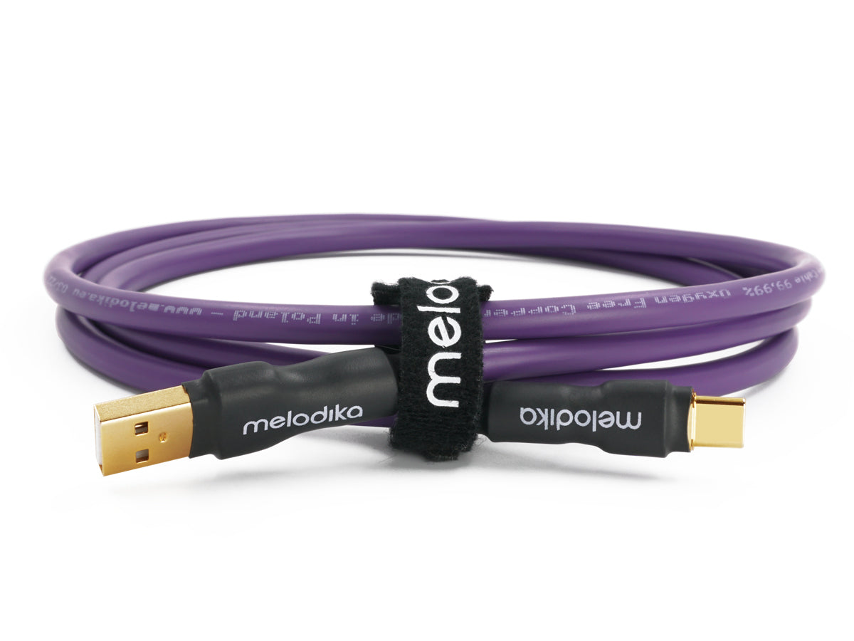 Melodika Purple MDUAC USB 2.0 cable type A/C, lenght 0,3m