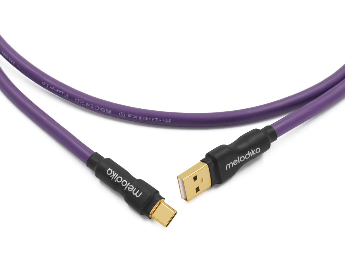 Melodika Purple MDUAC USB 2.0 cable type A/C, lenght 0,3m