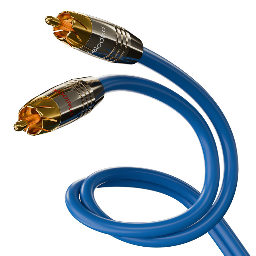 Melodika  Sky Blue SB2R05  Interconnect Cable 2xRCA - 2x RCA