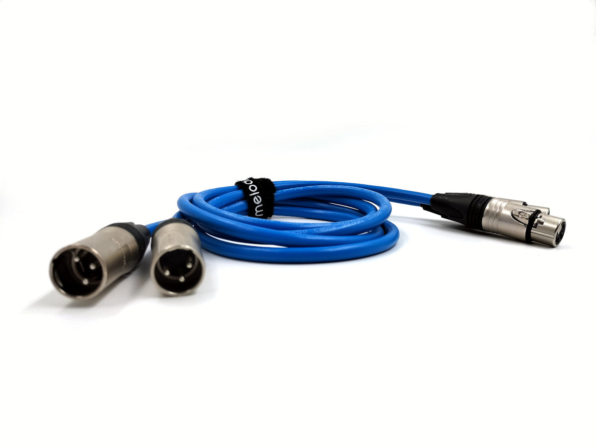 Melodika Sky Blue SB2X05 Interconnect Phono 2 x XLR