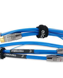 Melodika Sky Blue SBPH05 Interconnect Phono 2 x RCA – 2 x RCA with Grounding Cable