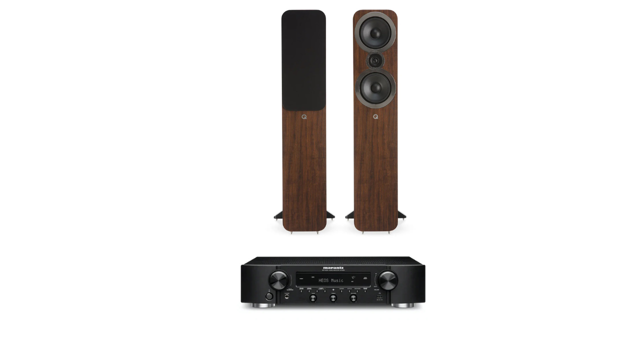 Marantz NR1200 - Stereo Network Receiver + Q Acoustics 3050i - Floor Standing Speaker (Pair)