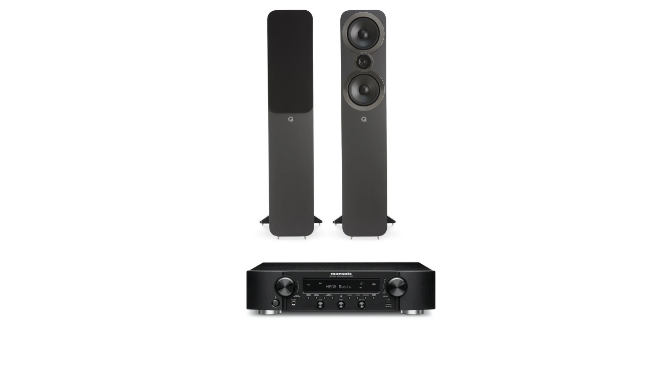 Marantz NR1200 - Stereo Network Receiver + Q Acoustics 3050i - Floor Standing Speaker (Pair)