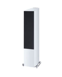 HECO FLOORSTANDING SPEAKERS CELAN REVOLUTION 7 WHITE SATIN/ ESPRESSO VENEER PAIR