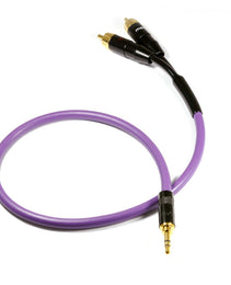 Melodika Purple audio cable with gold connectors