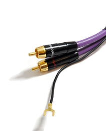 Melodika Purple MDPH05 2 x RCA – 2 x RCA  Phono Cable With Ground Wire