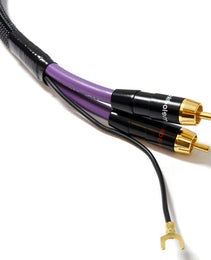 Melodika Purple MDPH05 2 x RCA – 2 x RCA  Phono Cable With Ground Wire