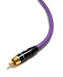 Melodika Purple audio cable with gold connector 