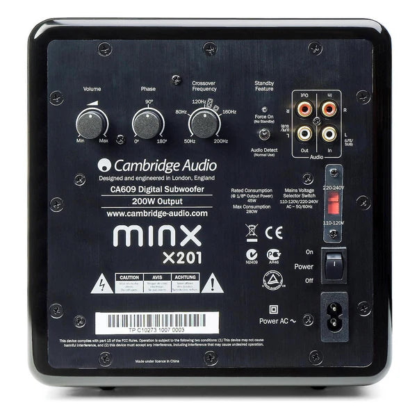 Cambridge Audio MINX X201 200W Subwoofer